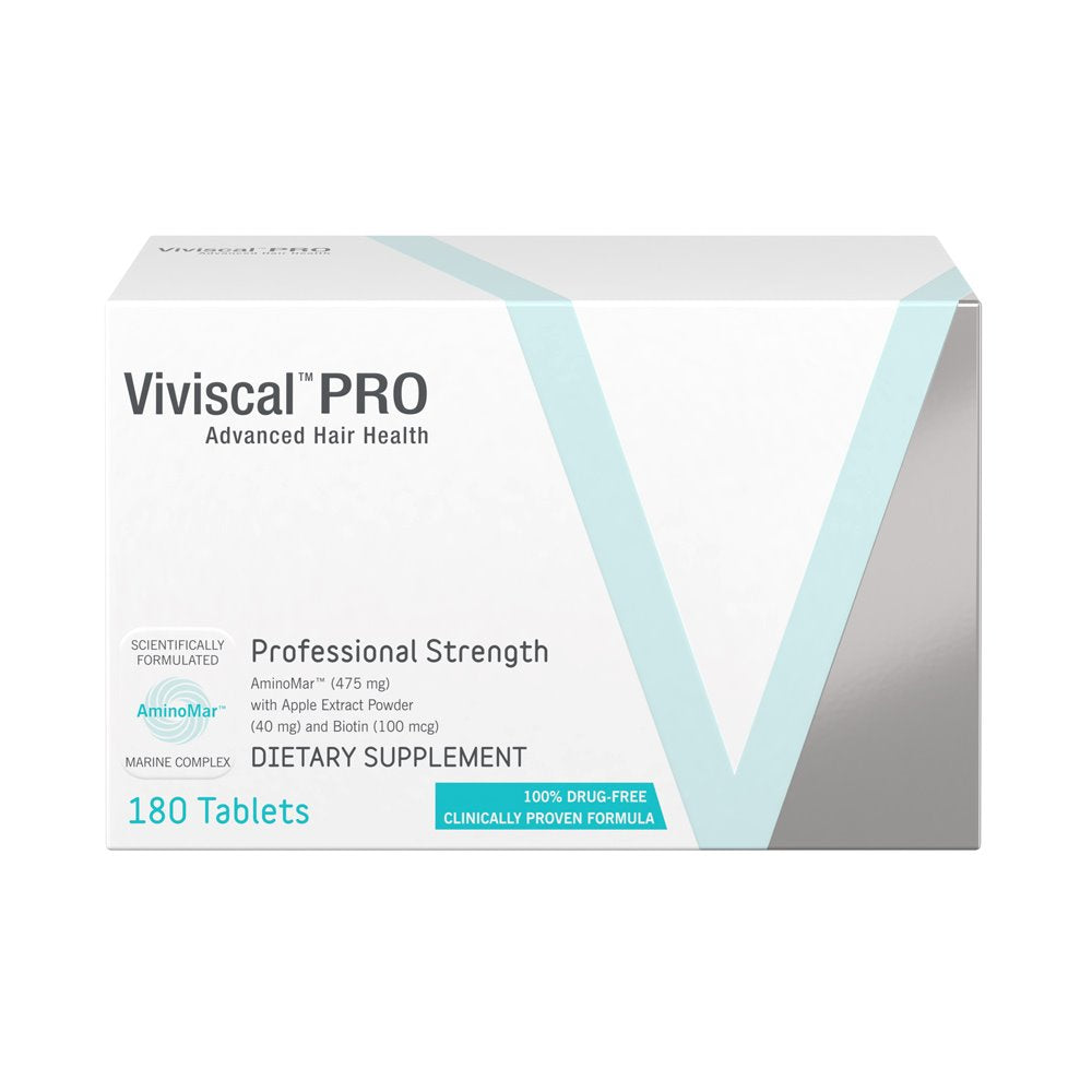 Viviscal PRO Professional Strength Hair Growth Supplements 180 Tablets Viviscal Professional Shop Skin Type Solutions