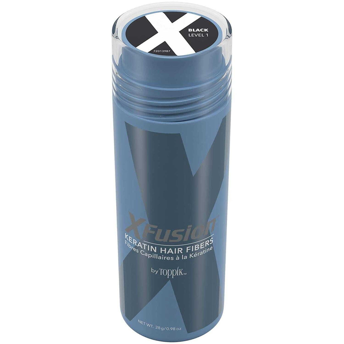 XFusion Keratin Hair Fibers XFusion by Toppik Black 0.98 oz Shop at Skin Type Solutions