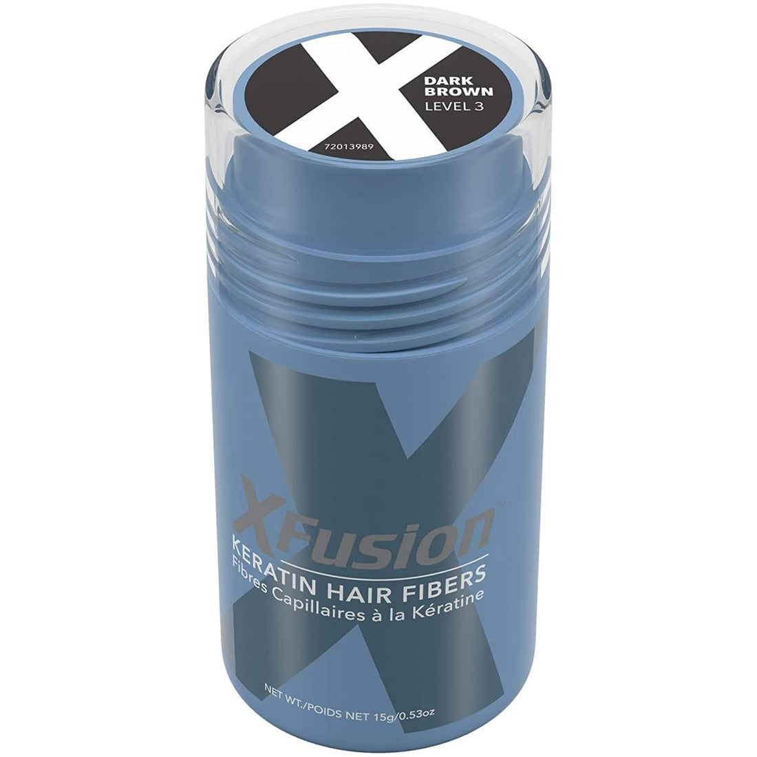 XFusion Keratin Hair Fibers XFusion by Toppik Dark Brown 0.53 oz Shop at Skin Type Solutions