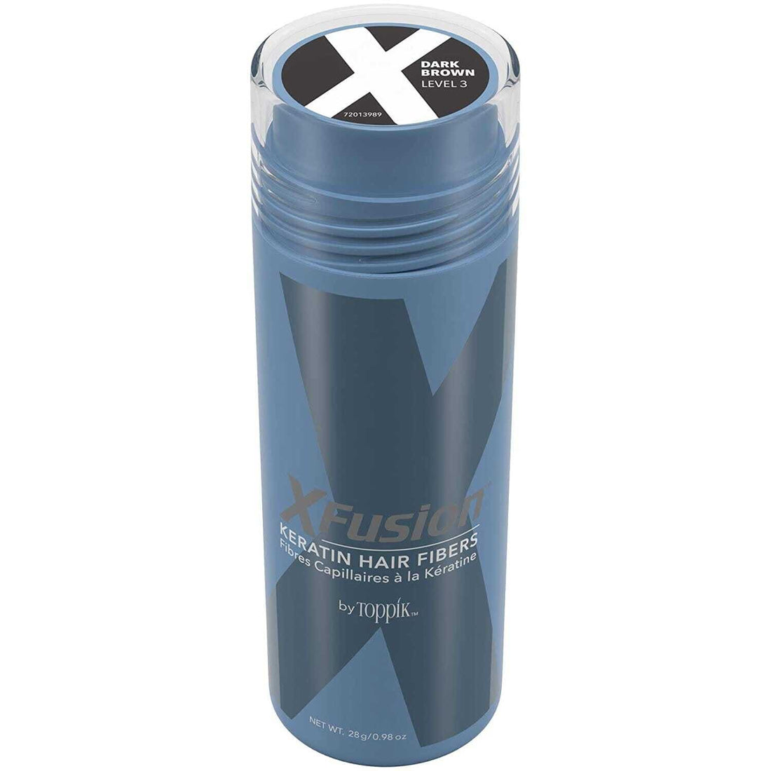 XFusion Keratin Hair Fibers XFusion by Toppik Dark Brown 0.98 oz Shop at Skin Type Solutions