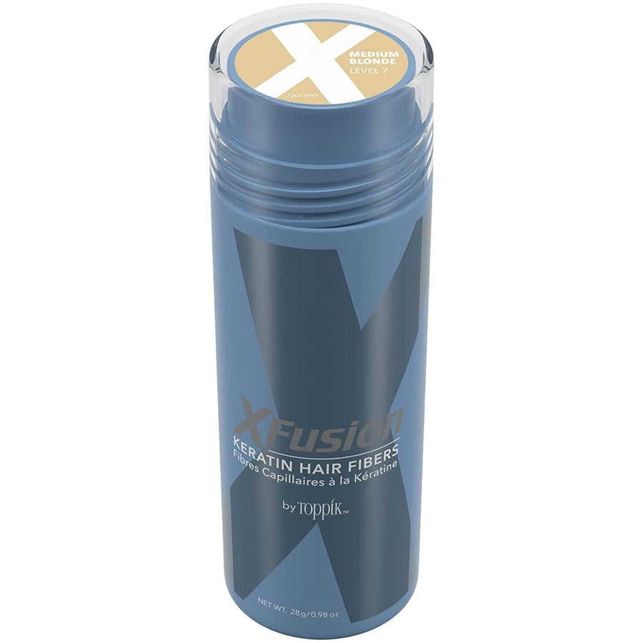 XFusion Keratin Hair Fibers XFusion by Toppik Medium Blonde 0.98 oz Shop at Skin Type Solutions
