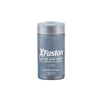 XFusion Keratin Hair Fibers XFusion by Toppik Medium Brown 0.11 oz (Travel Size) Shop at Skin Type Solutions